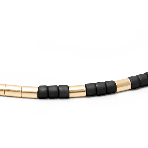 Delica Black Bracelet Gold