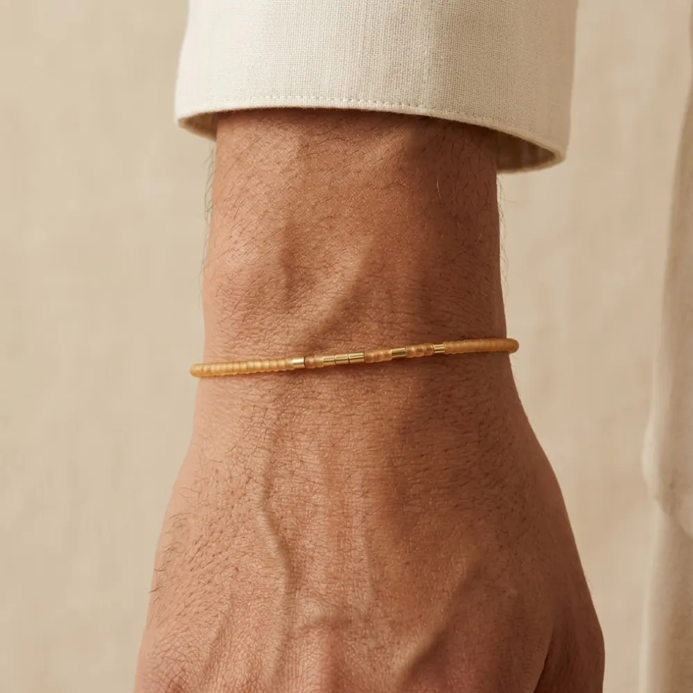 Delica Topaz Gold Bracelet MAN
