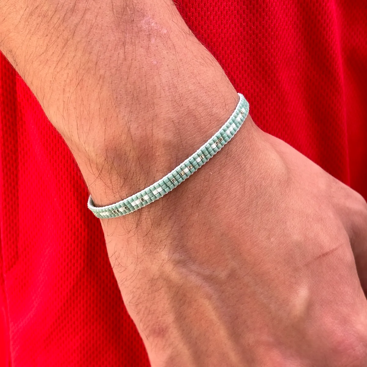 Loom Turquoise Bracelet