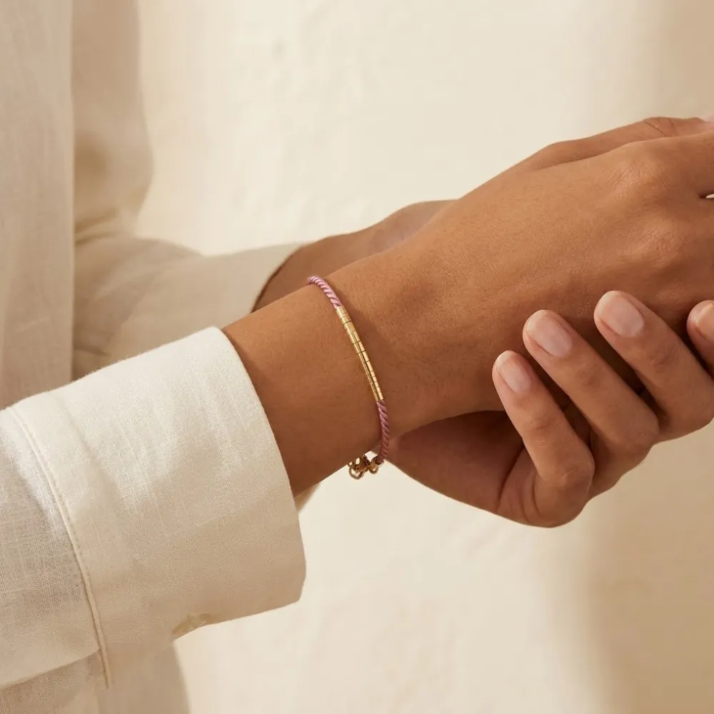 Tubes Silk Rose Bracelet