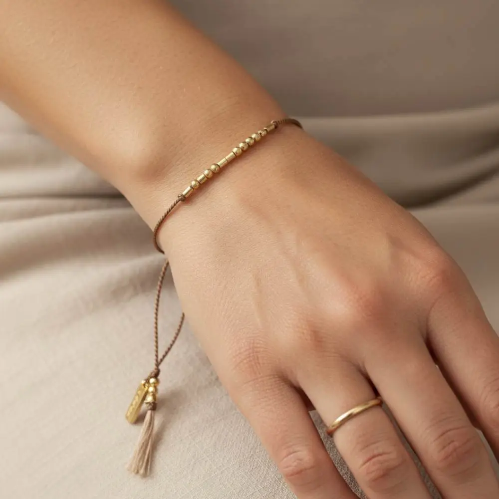 adjustable-silk-beige-bracelet