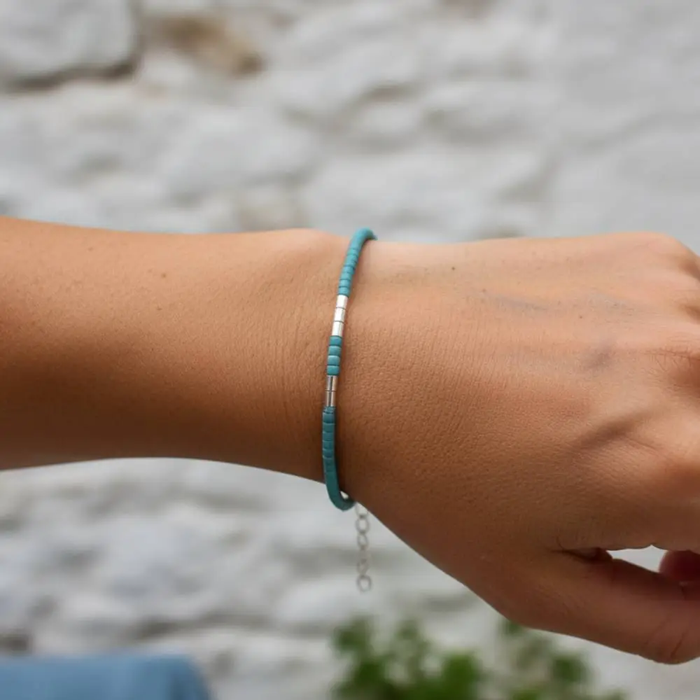 delica-nile-blue-silver-bracelet